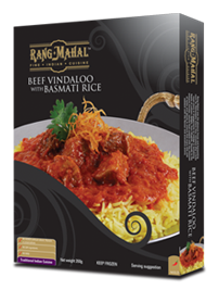 Beef Vindaloo with Basmati Rice 350gm